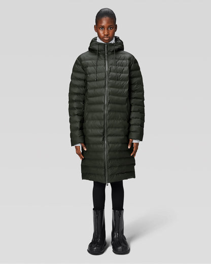 Rains Lohja Longer Puffer Jacket - 03 Green