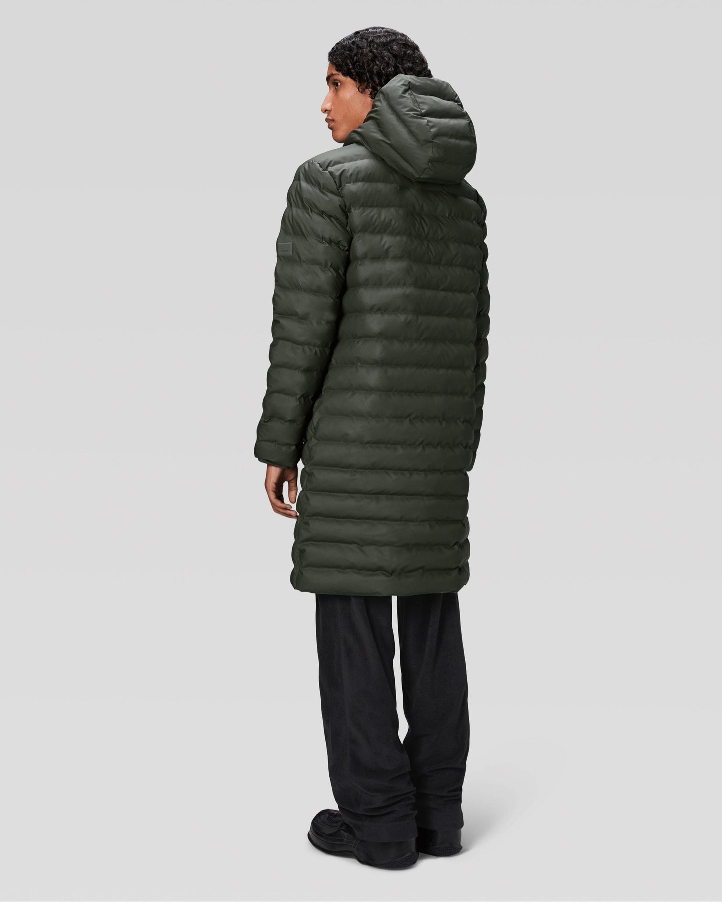 Rains Lohja Longer Puffer Jacket - 03 Green