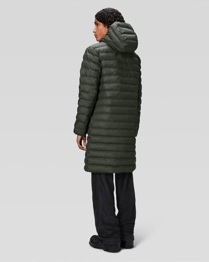 Rains Lohja Longer Puffer Jacket - 03 Green