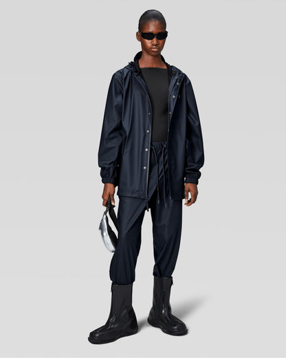 Rains Unisex Fishtail Jacket - 47 Navy