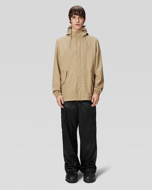 Rains Unisex Fishtail Jacket - 24 Sand
