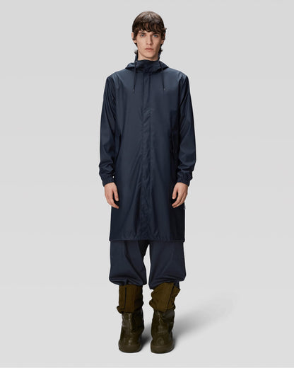 Rains Unisex Fishtail Parka - 47 Navy