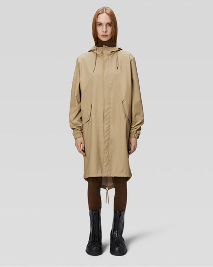 Rains Unisex Fishtail Parka - 24 Sand