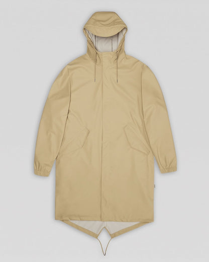 Rains Unisex Fishtail Parka - 24 Sand
