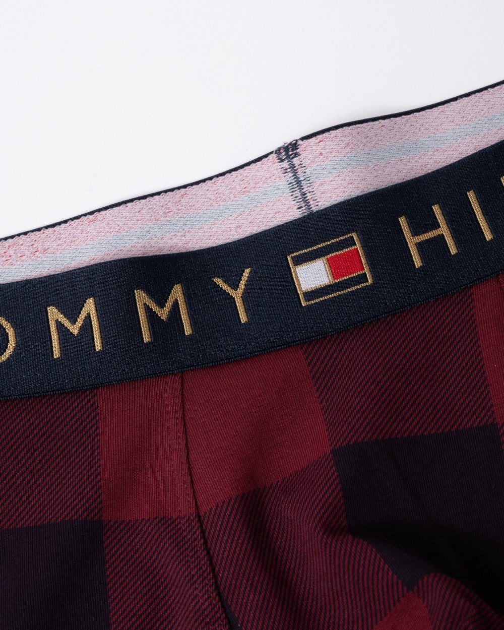 Tommy Hilfiger Tommy Hilfiger Mens Check Print Trunks & Socks Set