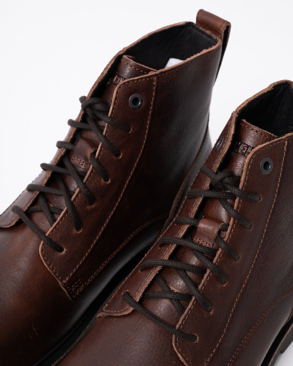 Birkenstock Highwood Lace Mid Natural Leather  Mens Boots