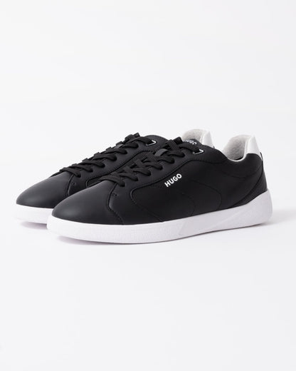 HUGO Riven Tenn Mens Cupsole Trainers with Logo Details on Rubber Outsole