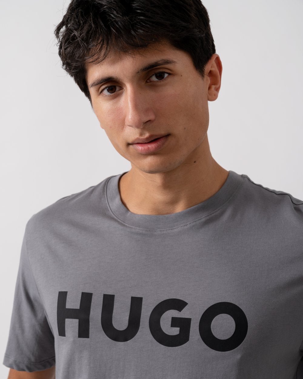 HUGO Dulivio Mens T-Shirt - Medium Grey 034