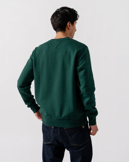 Tommy Hilfiger Tommy Logo Mens Sweatshirt - Ornamental Green