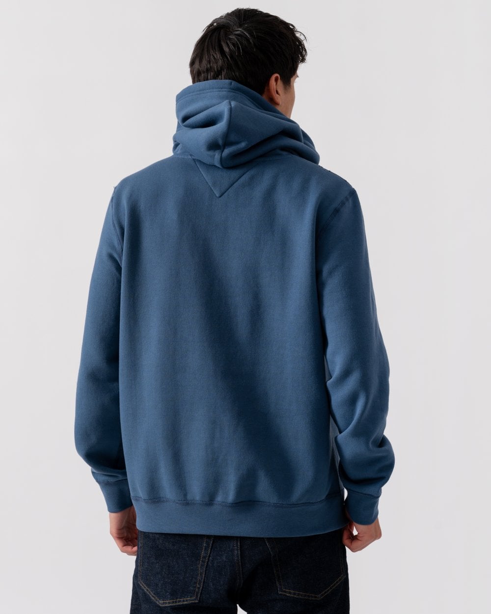 Tommy Hilfiger Essential Fleece Mens Hoodie - Aegean Sea