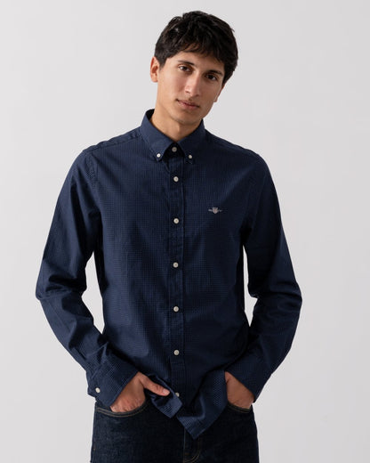 GANT GANT Mens Slim Micro Print Shirt