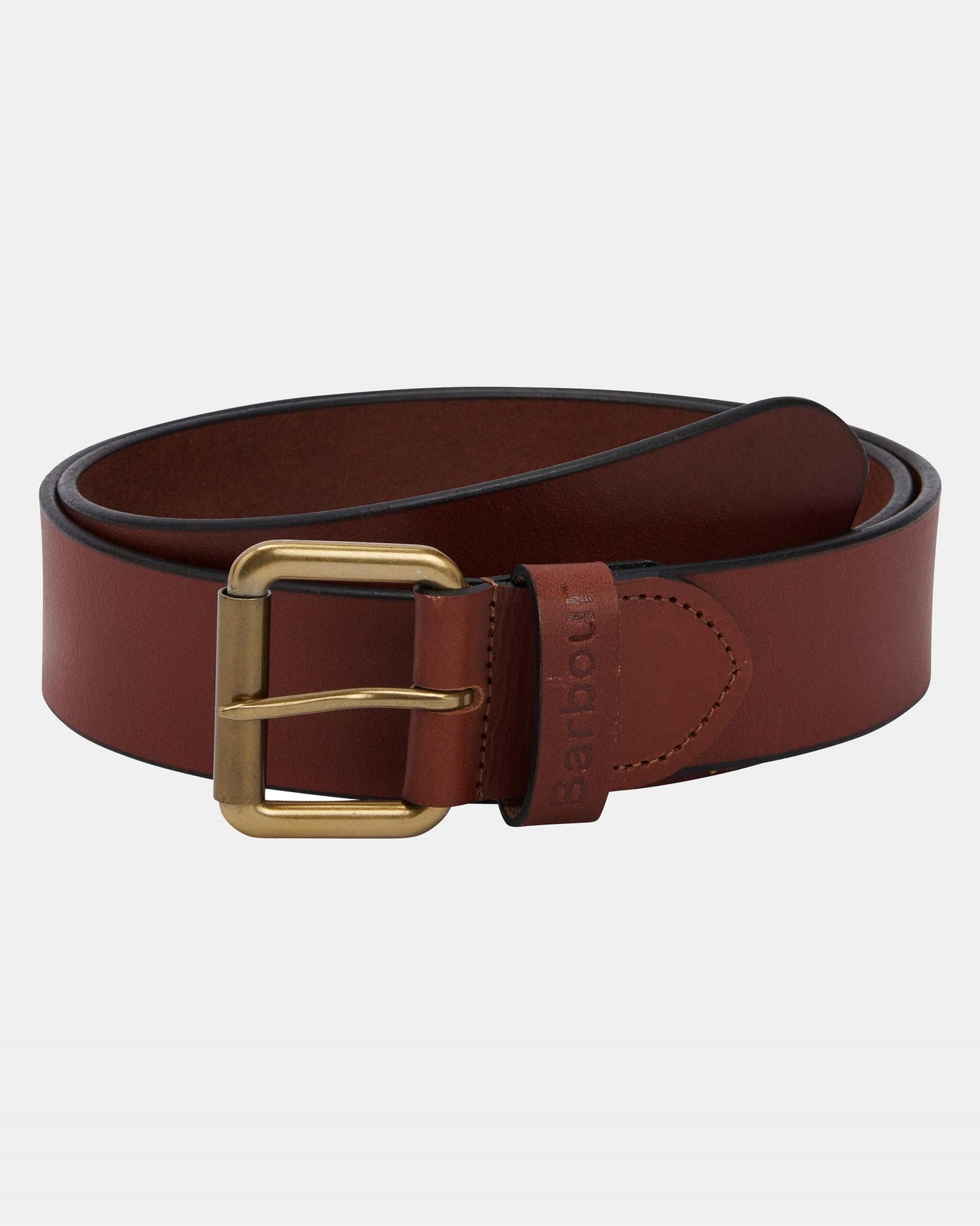 Barbour Matt Leather Mens Belt