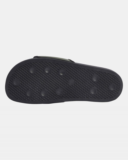 Barbour Cresswell Mens Slides - Uniform Green