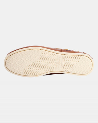 Barbour Wake Mens Boat Shoes - Cognac