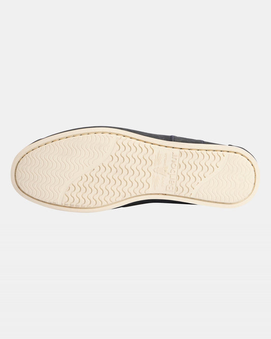 Barbour Wake Mens Boat Shoes - Navy/Putty