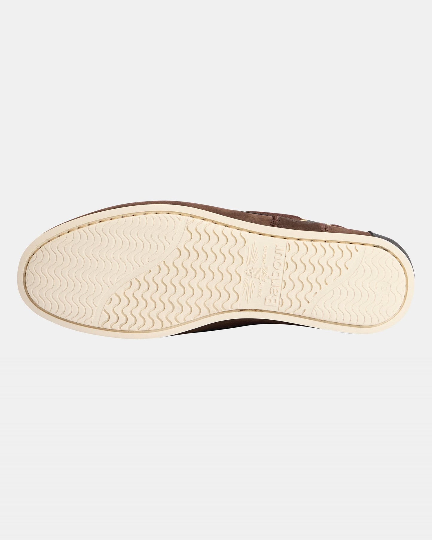 Barbour Wake Mens Boat Shoes - Brown/Navy