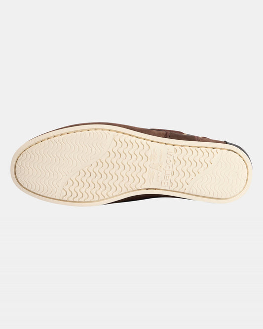 Barbour Wake Mens Boat Shoes - Brown/Navy