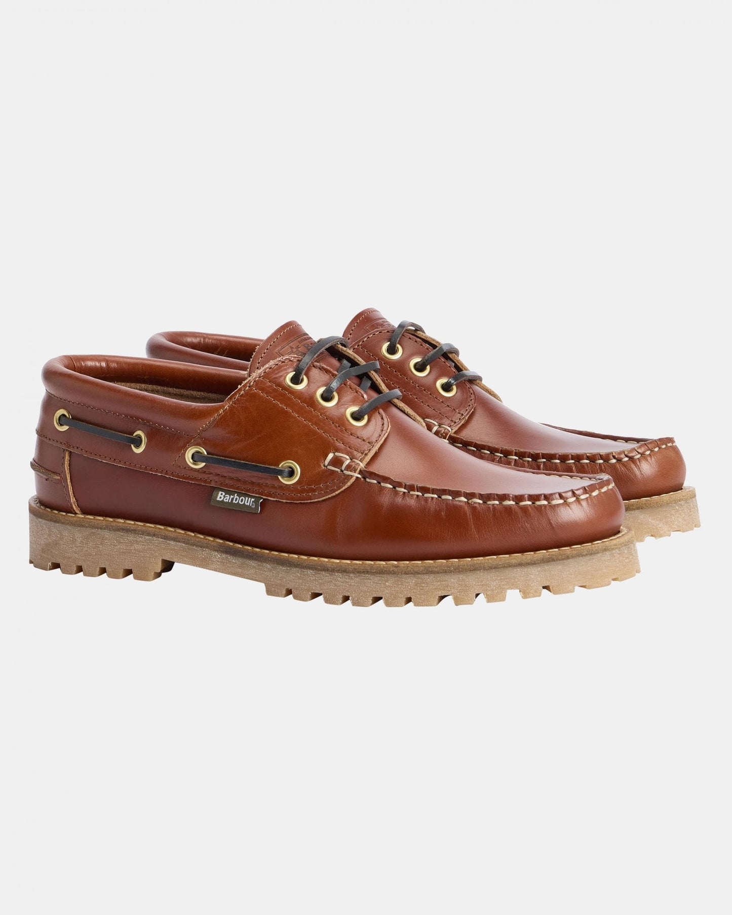 Barbour Deck Mens Boat Shoes - Tan