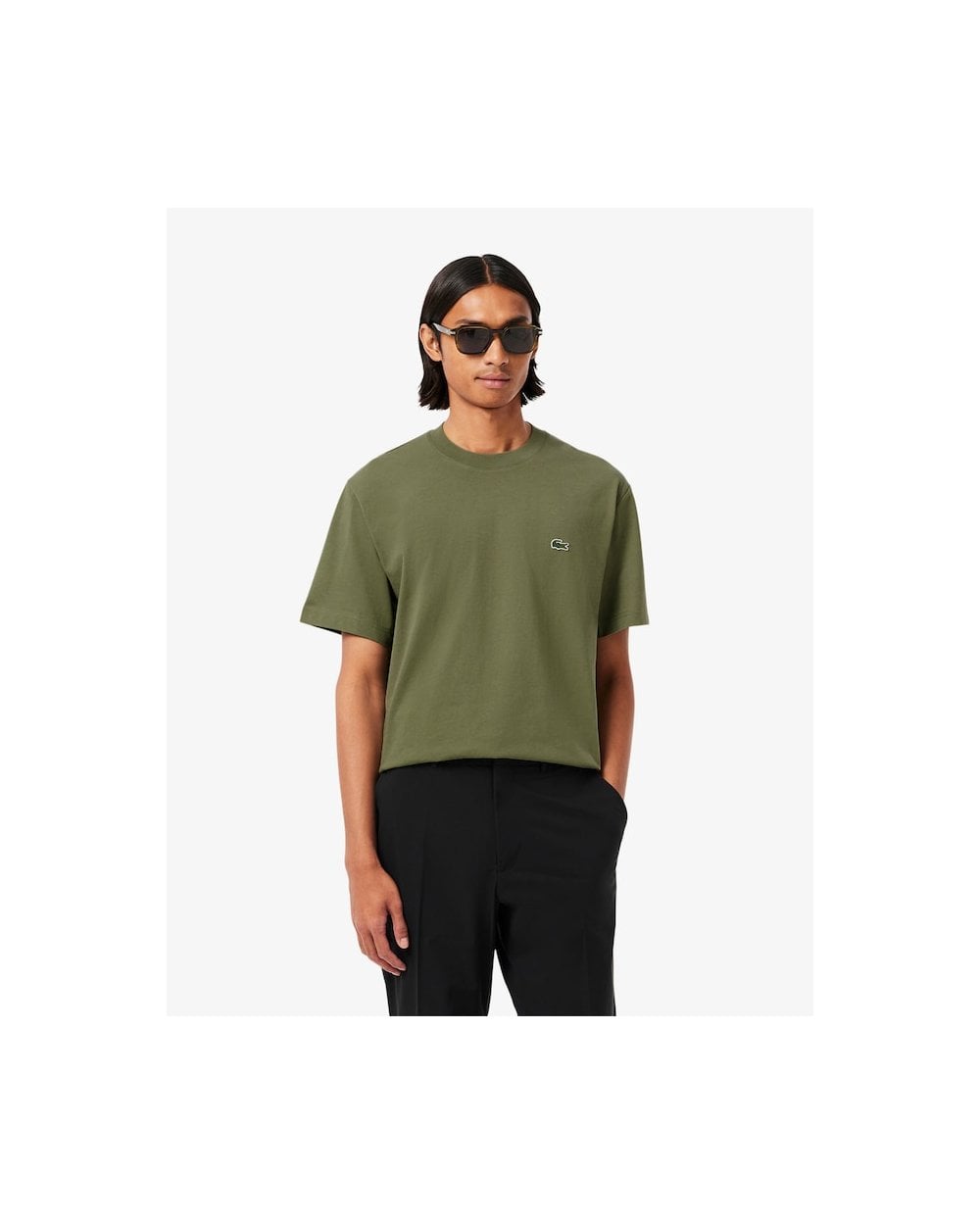 Lacoste Mens Classic Fit Cotton Jersey T-Shirt