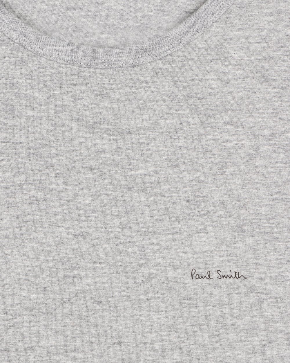 Paul Smith 3 Pack Mens Script Logo T-Shirts - 70 Grey