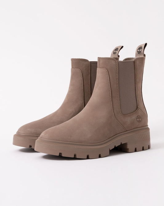 Timberland Cortina Valley Mid Womens Chelsea Boots - Taupe Nubuck