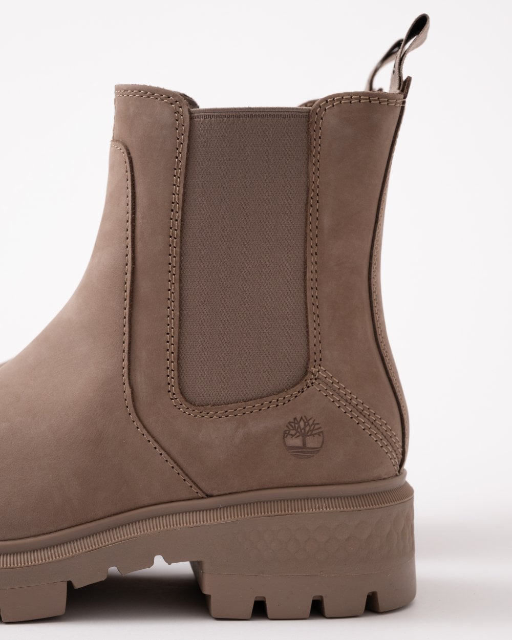 Timberland Cortina Valley Mid Womens Chelsea Boots - Taupe Nubuck