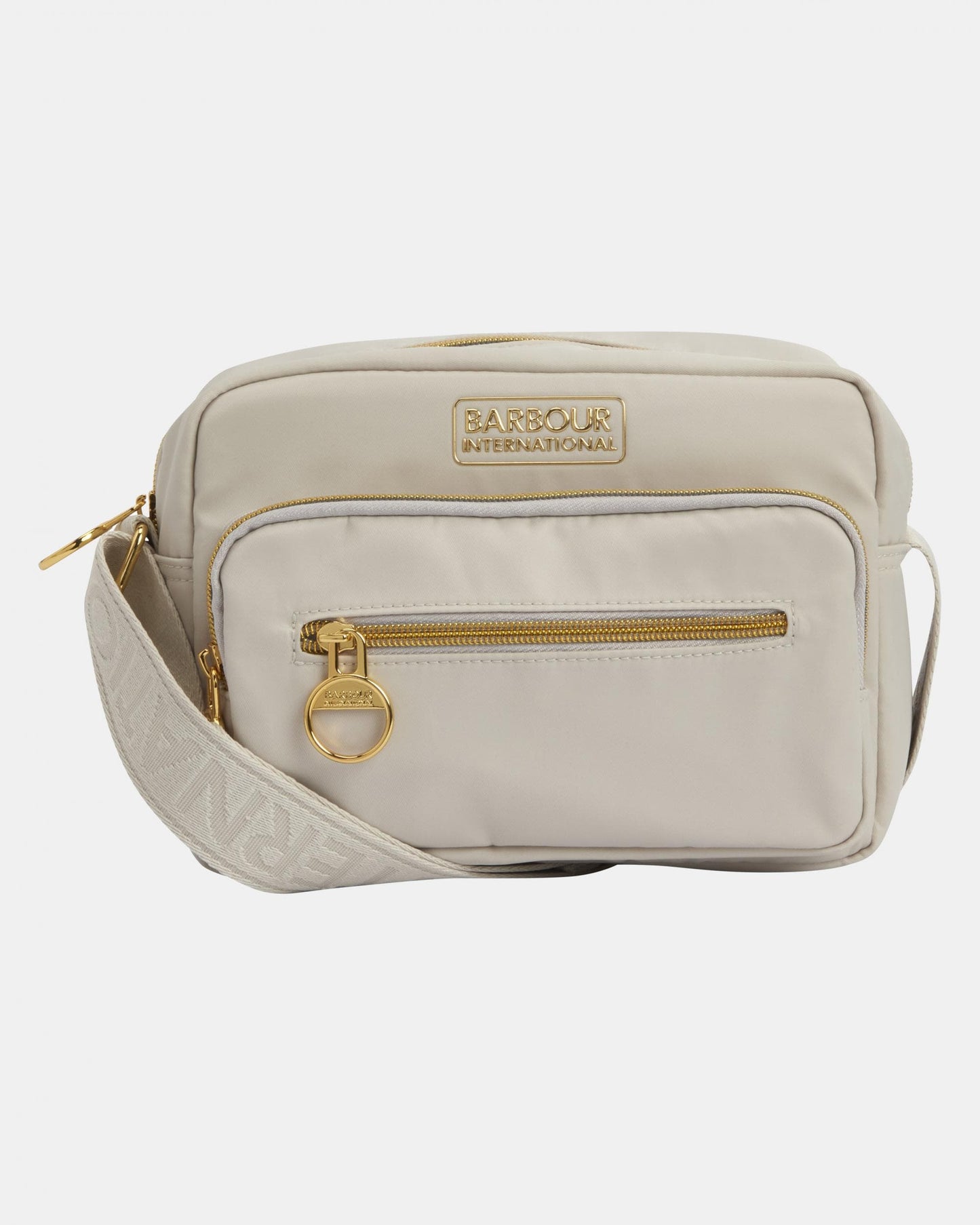 Barbour International Qualify Womens Crossbody Bag - Light Pearl