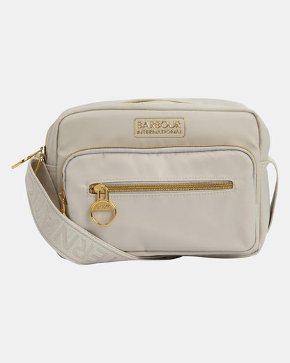 Barbour International Qualify Womens Crossbody Bag - Light Pearl