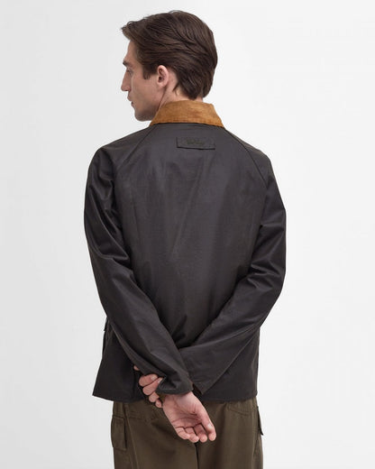 Barbour Utility Spey Mens Wax Jacket - Olive