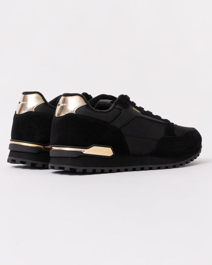 BOSS Orange Parkour-L Mens Suede/Mesh Trainers - Black 007
