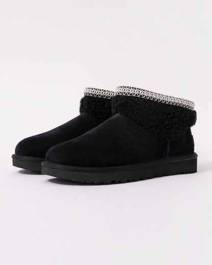 UGG Womens Classic Ultra Mini Maxi Curly Boots