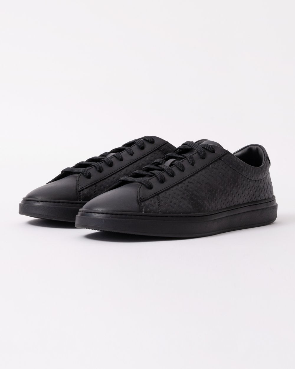 BOSS Orange Kieran Tenn Mens Leather Trainers 50536507