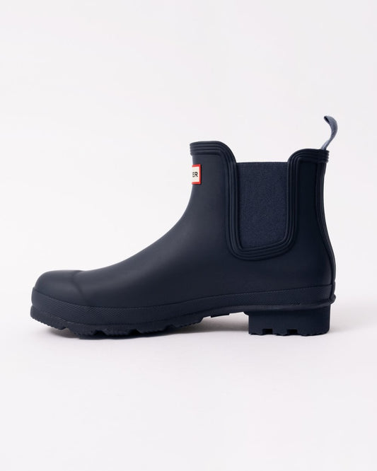 Hunter Original Chelsea Mens Boots - Navy