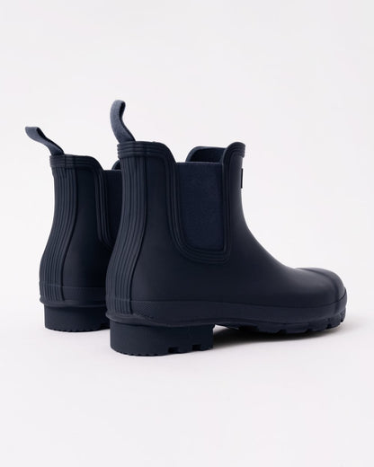 Hunter Original Chelsea Mens Boots - Navy