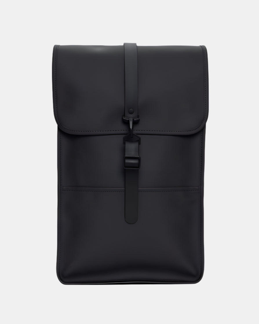 Rains Unisex Backpack - 01 Black - CHO - Designer Unisex Bags