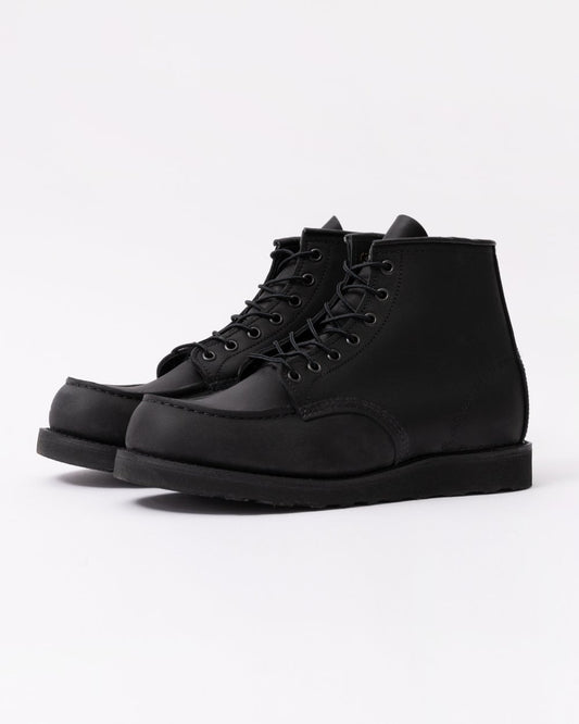 Red Wing 6 Inch Moc Toe Mens Boot - Black Harness