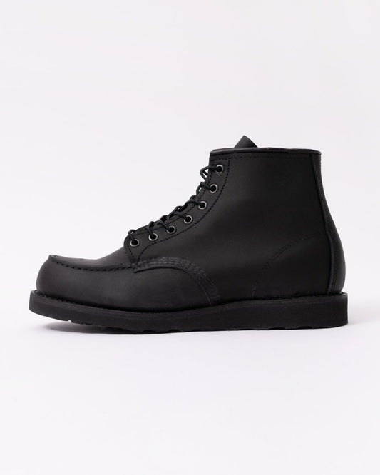 Red Wing 6 Inch Moc Toe Mens Boot - Black Harness