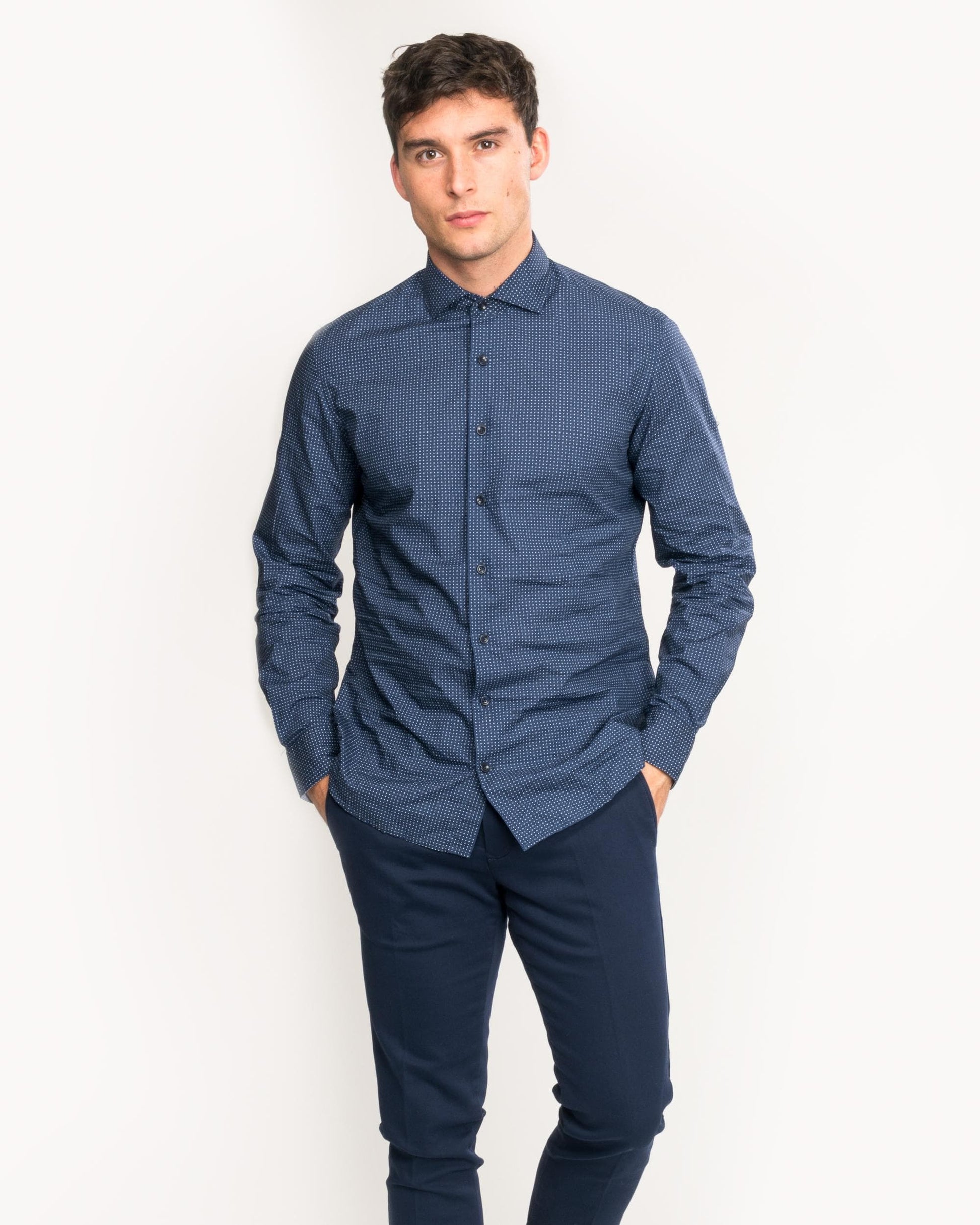 Hackett Target Print Mens Shirt