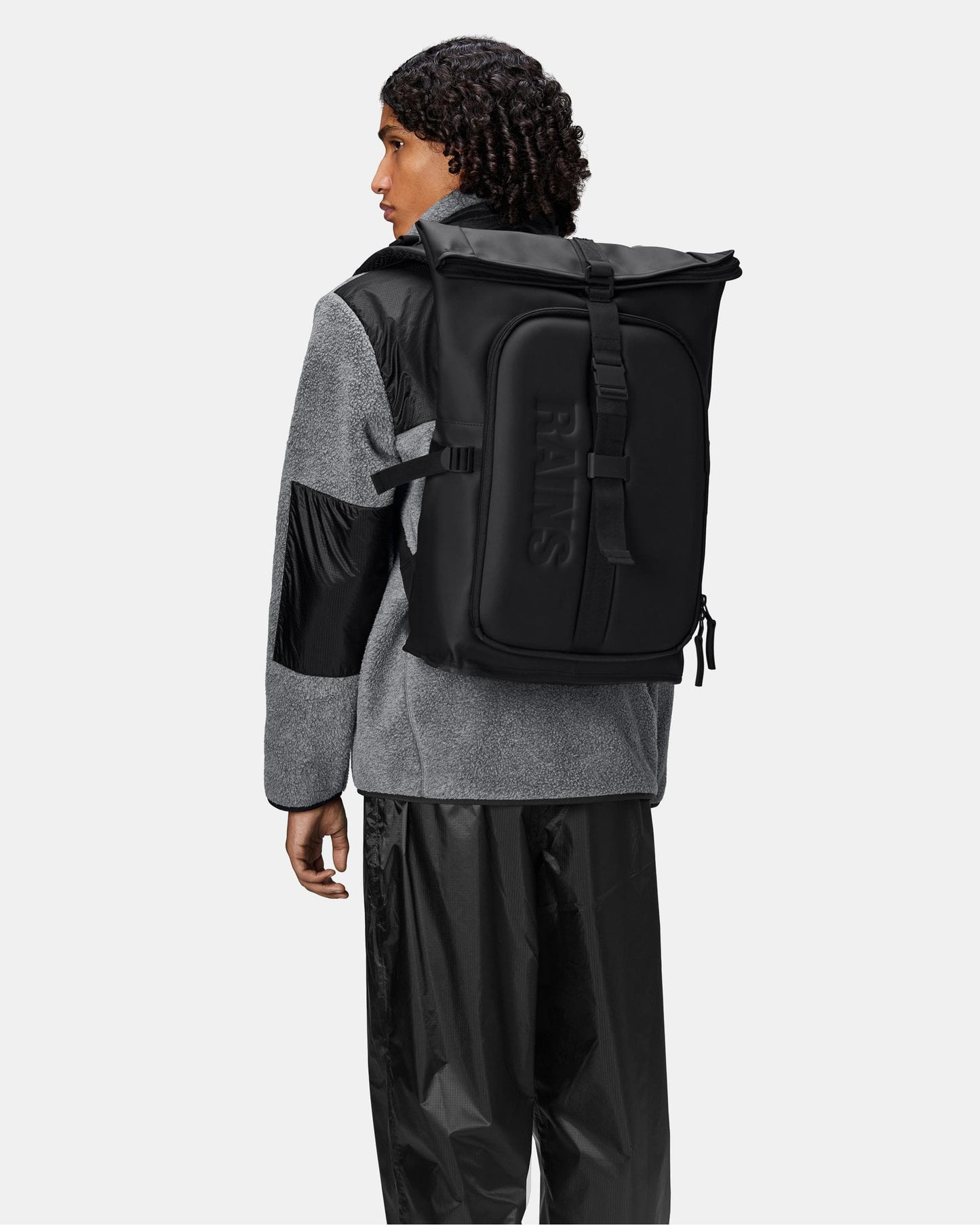 Rains Texel Moulded Backpack - 01 Black
