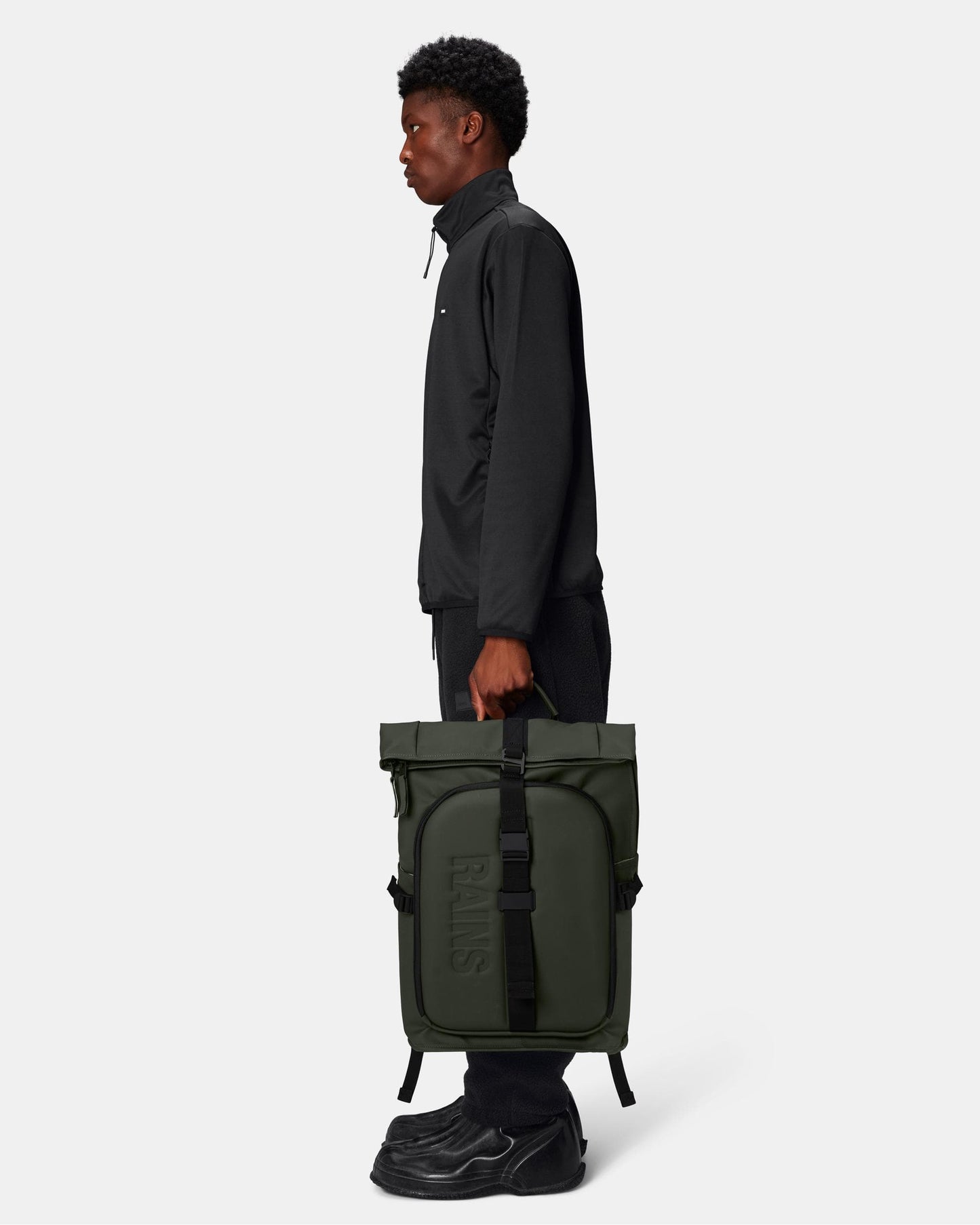 Rains Texel Moulded Backpack - 03 Green