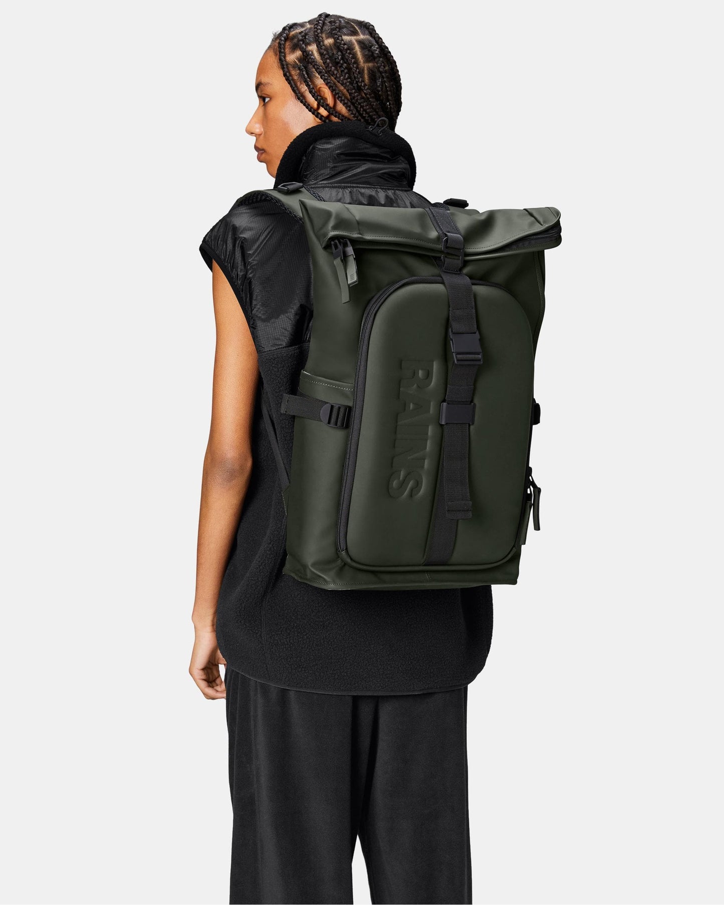 Rains Texel Moulded Backpack - 03 Green