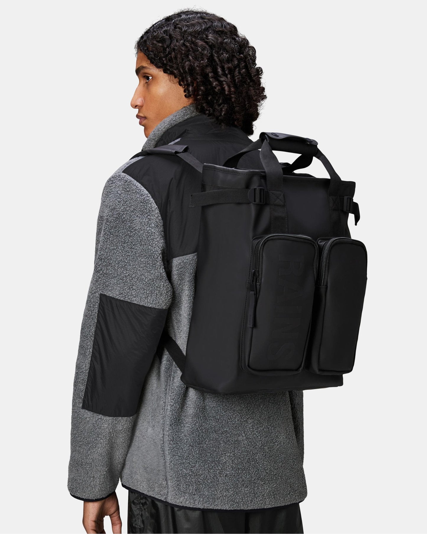 Rains Texel Tote Backpack - 01 Black