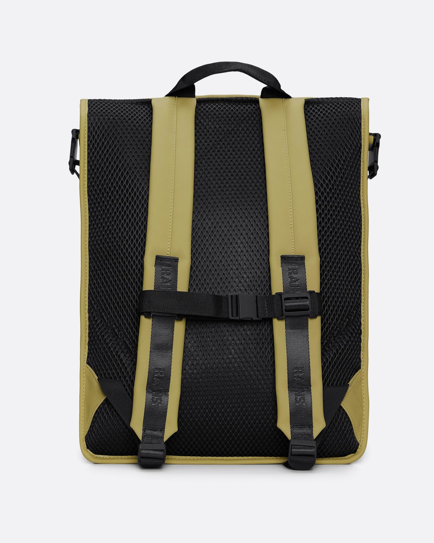Rains Unisex Trail Rolltop Backpack - 44 Khaki