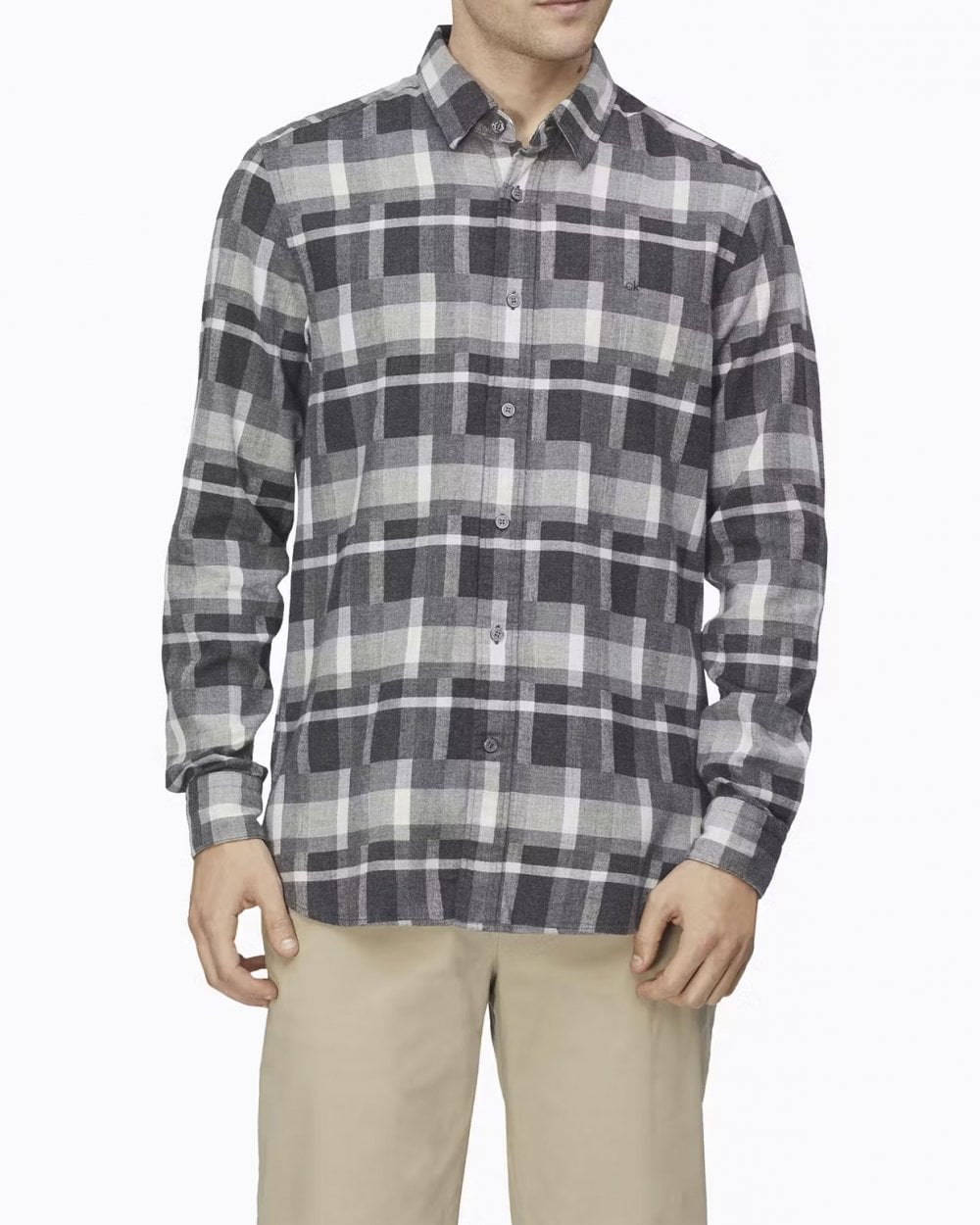 Calvin Klein Mens Flannel Check Shirt