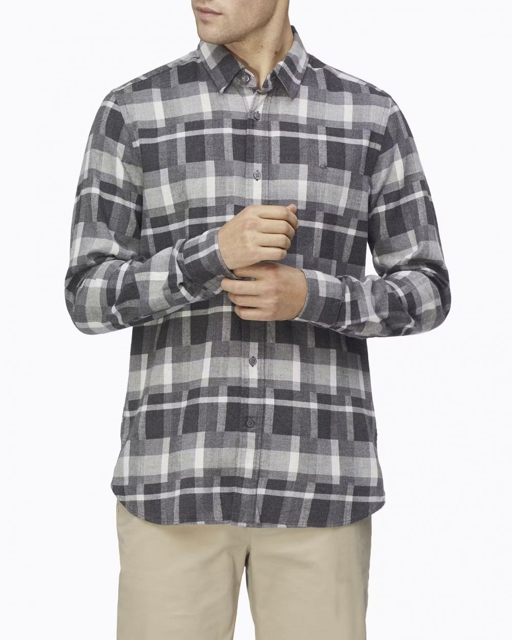 Calvin Klein Mens Flannel Check Shirt
