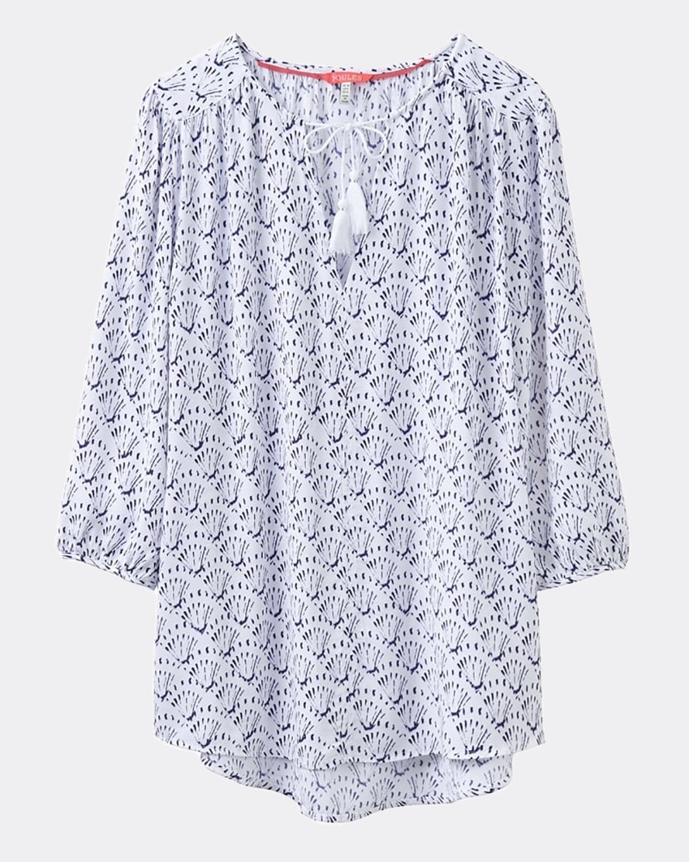 Joules Lilah Womens Tunic - Bright White Shell