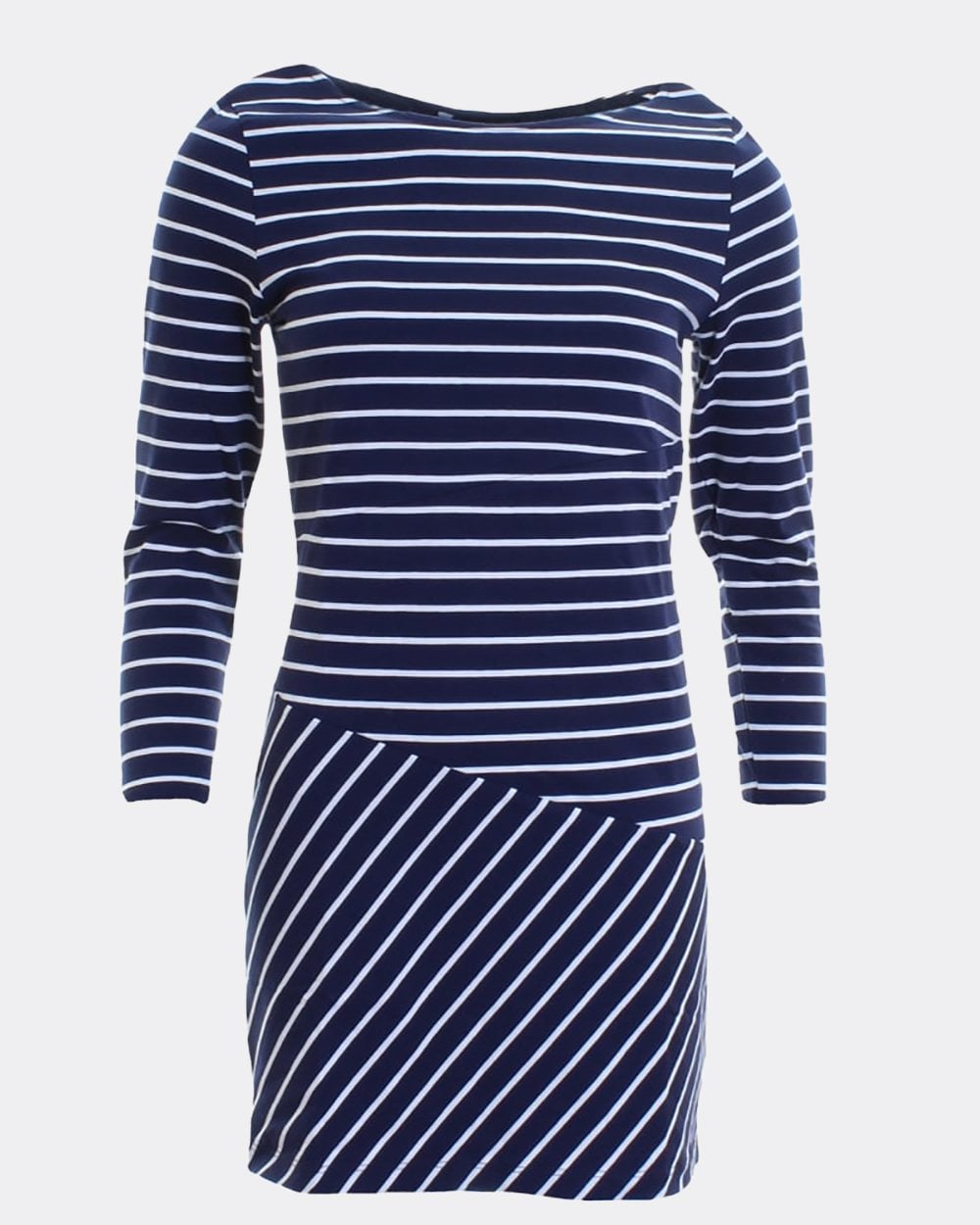 French Connection Spring Tim Tim Long Sleeve Slash Neck Womens Dress
