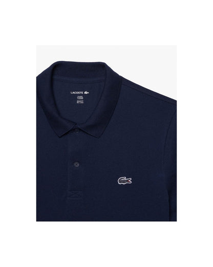 Lacoste Short Sleeved Mens Polo Shirt - Navy Blue 166
