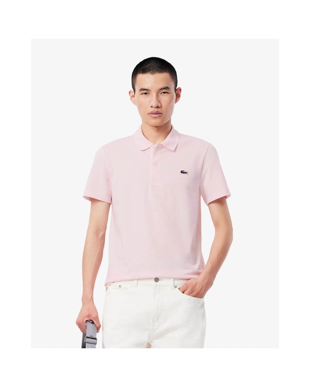 Lacoste Short Sleeved Mens Polo Shirt - Flamingo T03