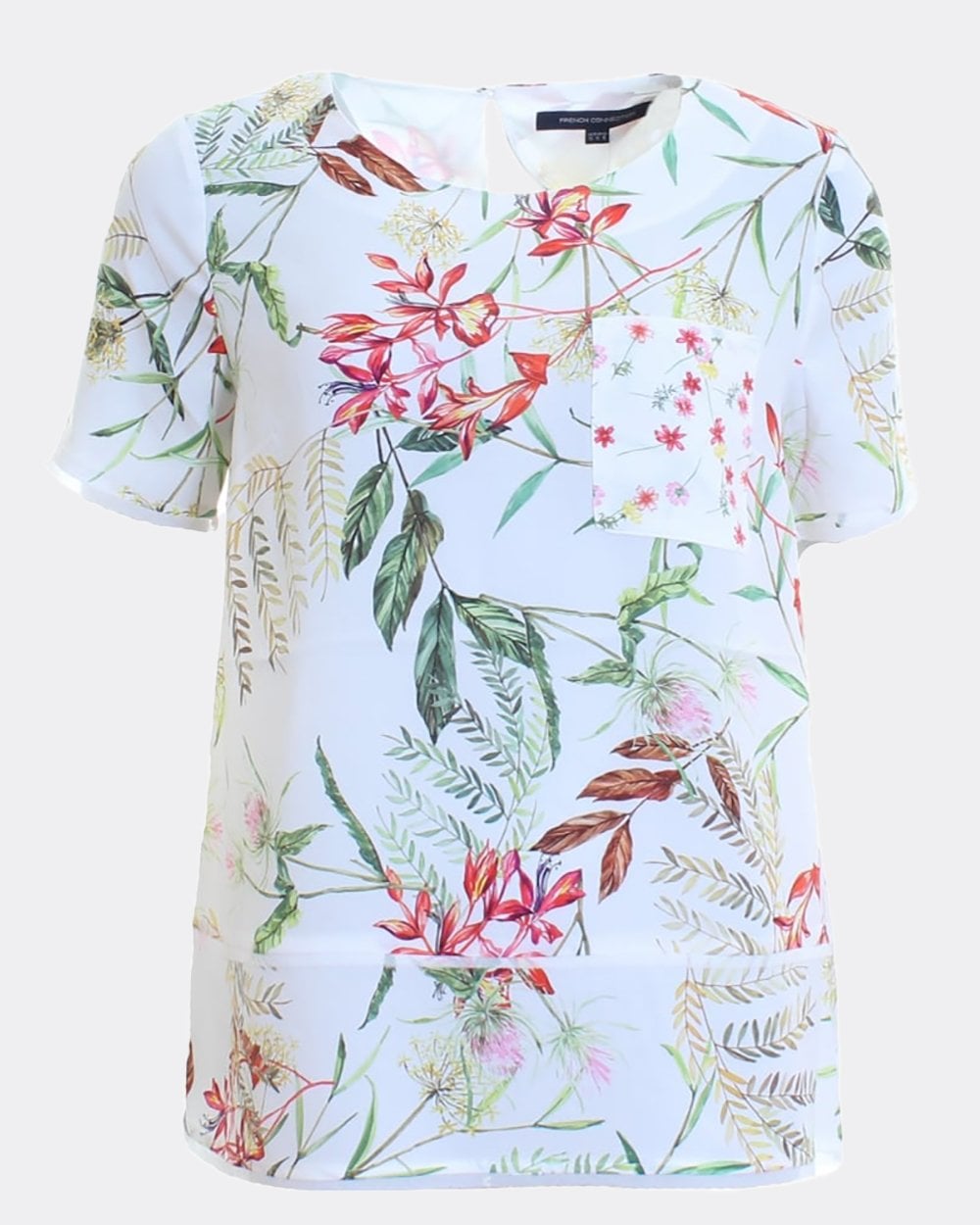 French Connection Bluhm Botero Crepe Light Womens Tunic